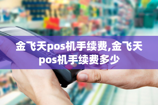 金飞天pos机手续费,金飞天pos机手续费多少