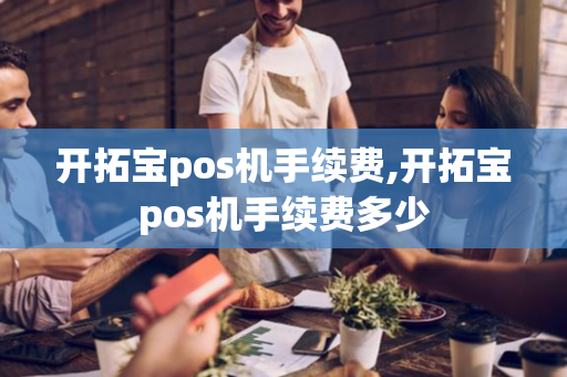 开拓宝pos机手续费,开拓宝pos机手续费多少