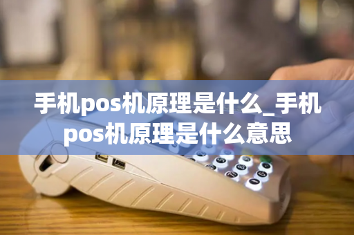 手机pos机原理是什么_手机pos机原理是什么意思