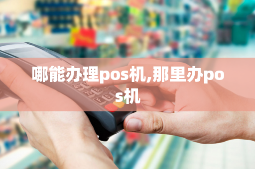 哪能办理pos机,那里办pos机