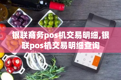 银联商务pos机交易明细,银联pos机交易明细查询