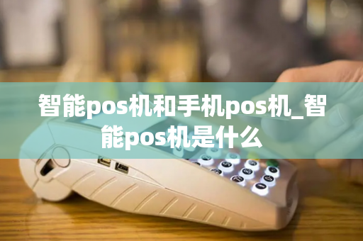 智能pos机和手机pos机_智能pos机是什么