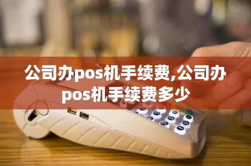 公司办pos机手续费,公司办pos机手续费多少