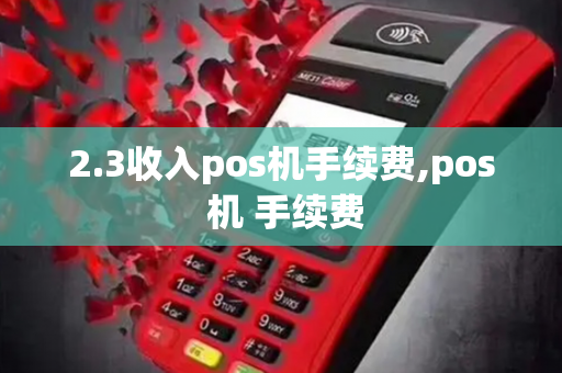 2.3收入pos机手续费,pos 机 手续费