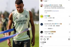 表决心！姆巴佩社媒晒训练照：新赛季渴望成就大事，我们一起努力