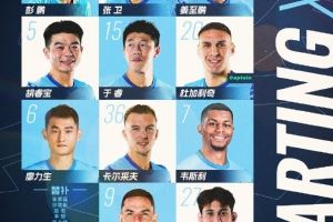 🔥深圳新鹏城客战长春亚泰首发阵容出炉！