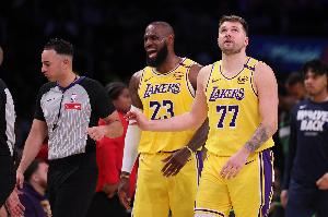 沃西：詹姆斯东契奇合作半个赛季就打到西部第三 我看好湖人前景