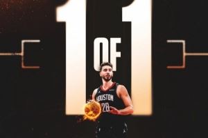 火箭官方:申京昨日砍至少25分10板9助3断3帽&进4+三分 历史首人